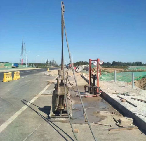 元谋公路高聚物注浆加固